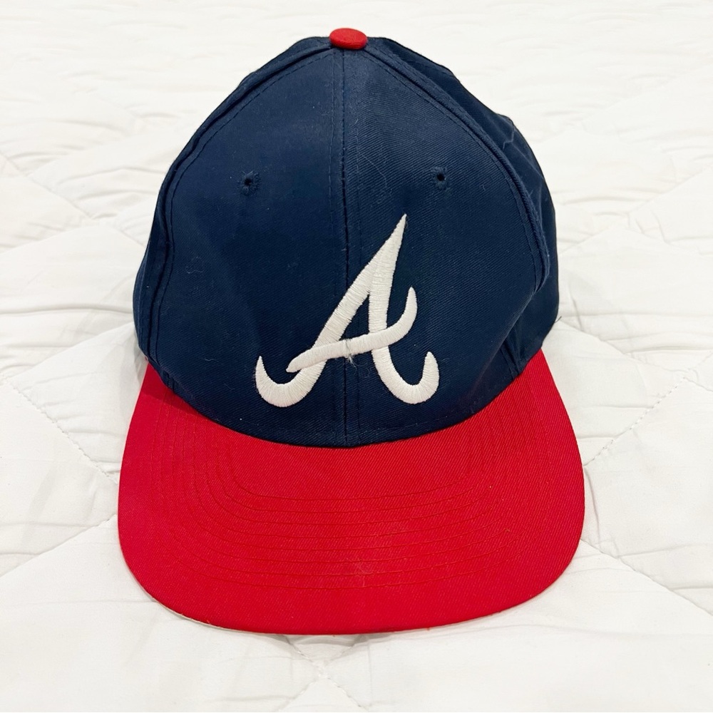 Atlanta Braves Hat Cap Snap Back Logo 7 Mens MLB Baseball Classic Outdoor
